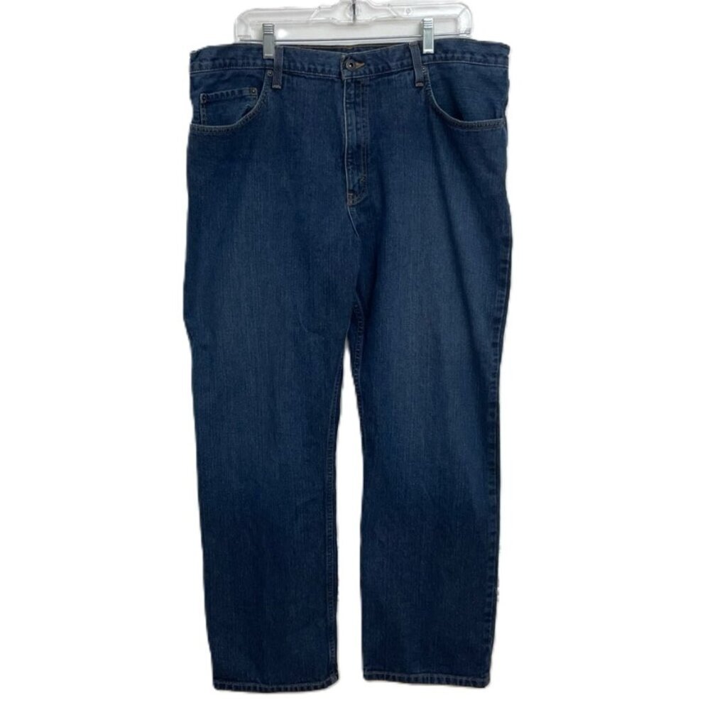 Eddie Bauer Jeans Men's 38x30 Relaxed Fit Straight Leg Specialty Dyed Denim